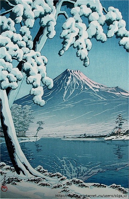 Mt.Fuji after Snow at Tago Bay (431x661, 289Kb)