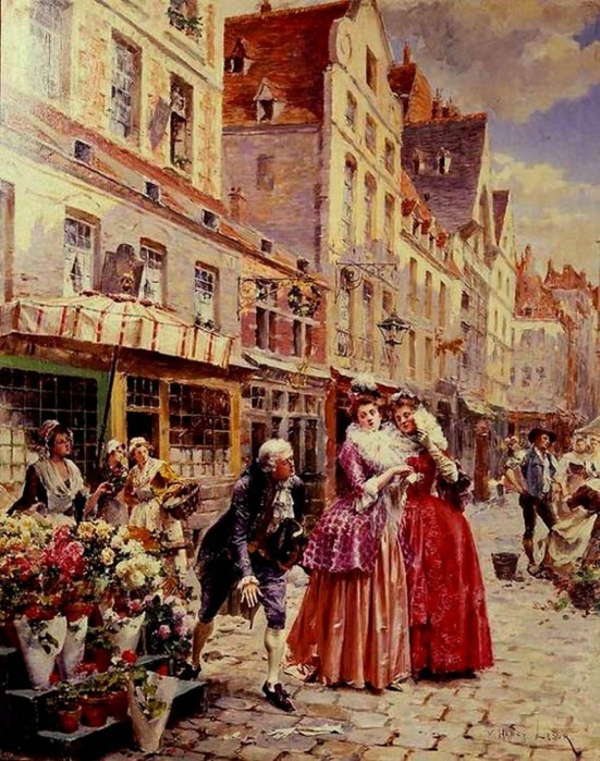 Французский художник Henry Victor Lesur 9 (551x700, 479Kb)