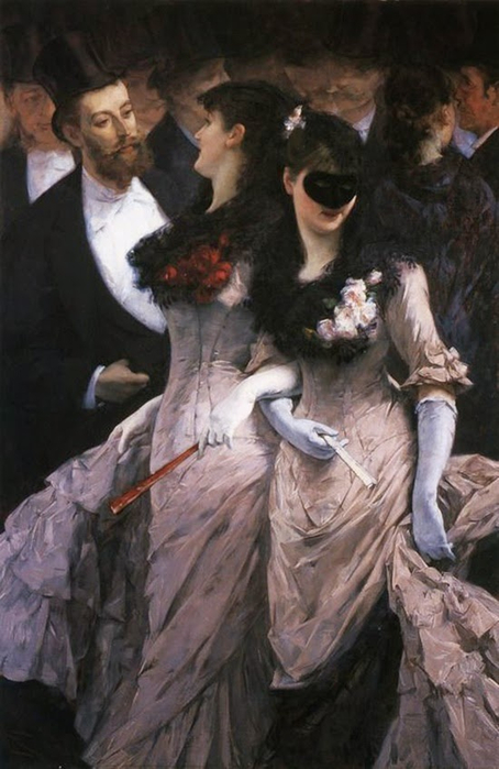 At the Masquerade, Charles Hermans (1839 - 1924) (454x700, 290Kb)