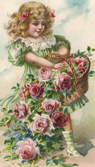 girl and roses (363x635, 316Kb)