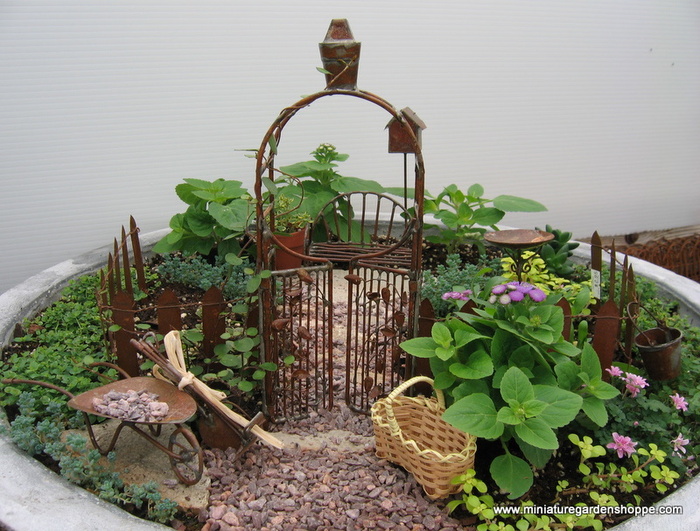 Creative ideas: Mini gardens ~ Craft , handmade blog
