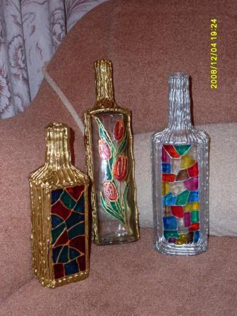 Craft Ideas Glass Bottles on More Ideas To Decor Glass Bottles   Crafts Ideas   Crafts For Kids