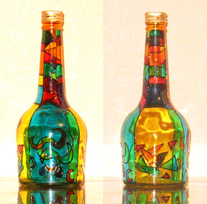 Craft Ideas Glass Bottles on More Ideas To Decor Glass Bottles Crafts Ideas Crafts For Kids