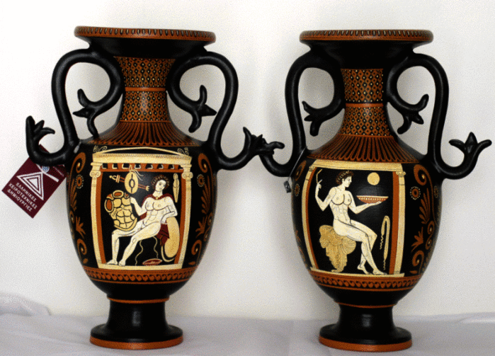 вазы древней греции 
