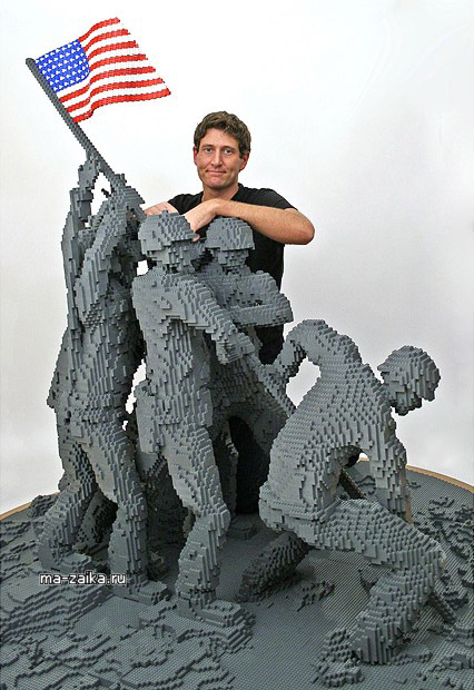 Lego скульптуры Nathan Sawaya