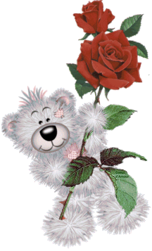 медвежонок с розой (302x500, 58 Kb)