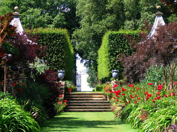 Английский сад фото Хидкот Мэнор (графство Глостершир, Англия)