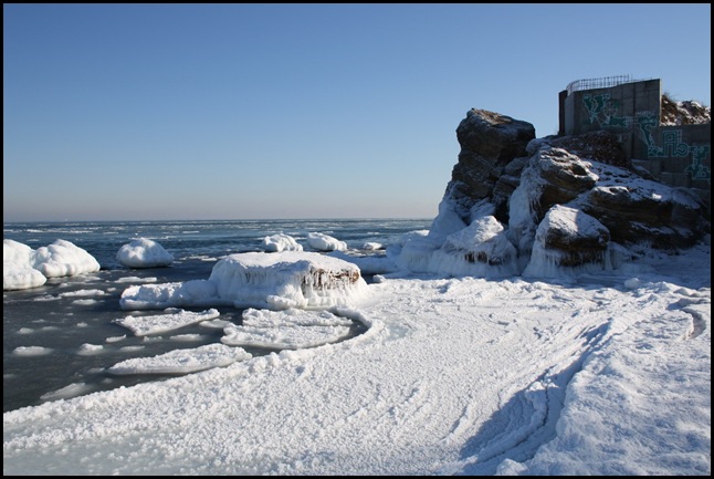 Чёрное море зима 2010