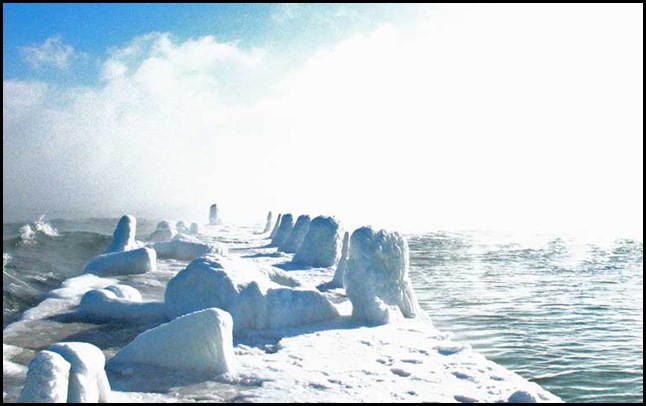 Чёрное море зима 2010