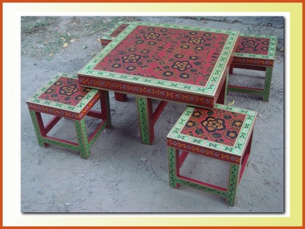 Индийская расписная мебель. 57809267_1271339286_bl_926854_image1