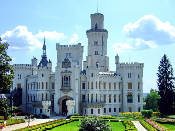 Замок Глубока над Влтавой.Южная Чехия 