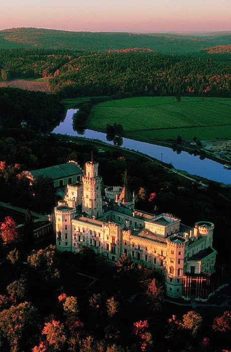 Замок Глубока над Влтавой.Южная Чехия 