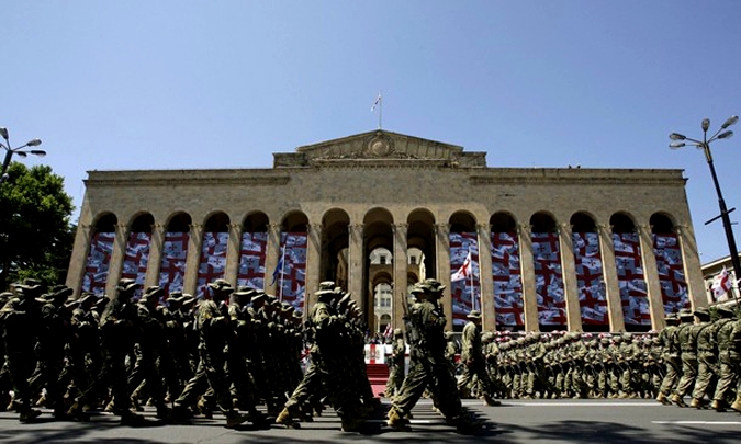 Грузия отмечает День независимости, Тбилиси, 26 мая 2010 года. 