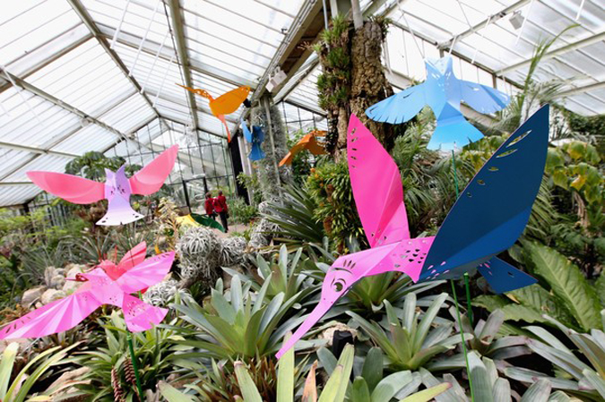 Кью-Гарденс-летний Фестиваль (Kew Gardens 'Summer Festival' ) в Лондоне, Англия, 27 мая 2010 года.