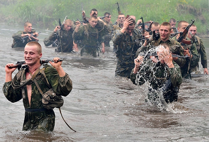 Через огонь и воду ради краповых беретов, Валовщина, Белоруссия.