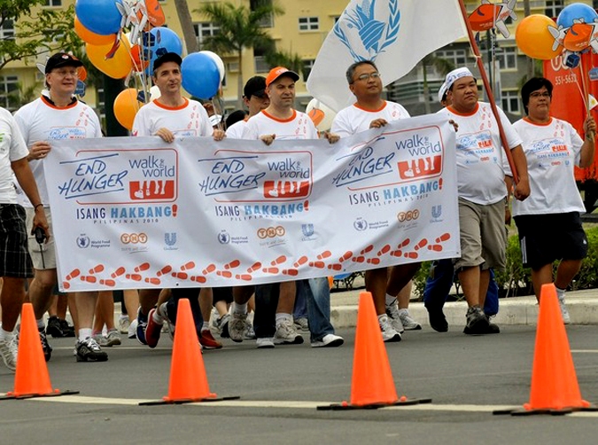 Всемирная прогулка (Walk the World) в Маниле, 6 июня 2010 года.