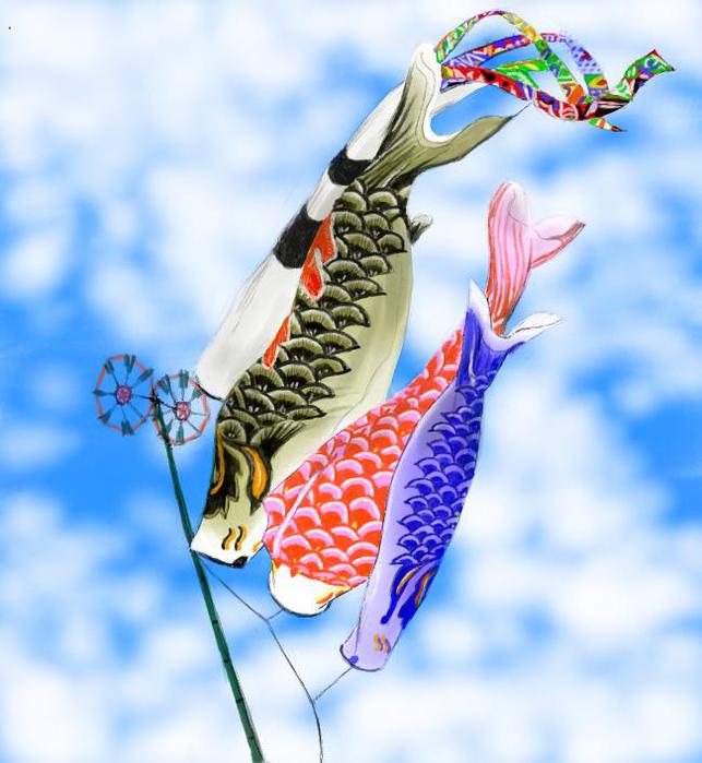 какая рыба является символом силы у японцев