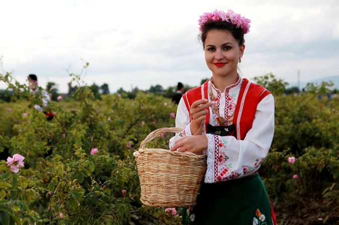 Фестиваль роз в болгарской деревне казанлык, 6 июня 2010 года.