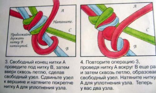  схема плетения фенечки