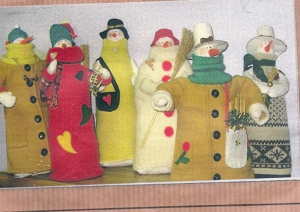 новогодние игрушки своими руками, тильдовская кукла, новогодние тильды
