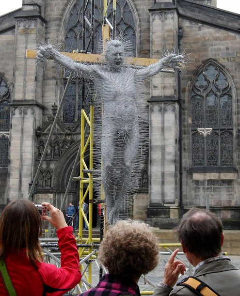 Статуя Христофайфа художника Дэвида Мач