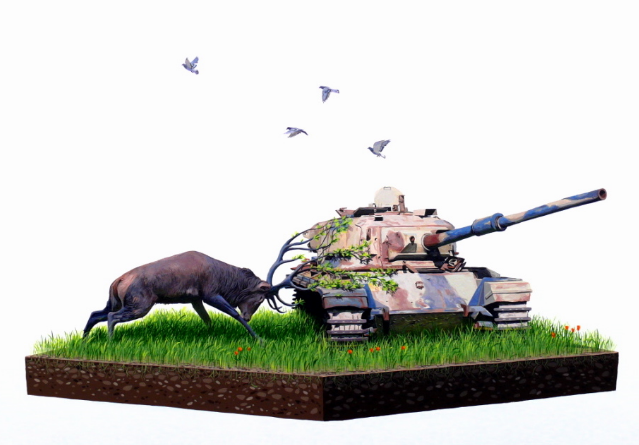 Жизнь в разрезе от художника Джоша Кейеса (Josh Keyes)