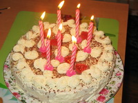 Торт ко дню рождения (юбилею) (200x150, 31Kb)