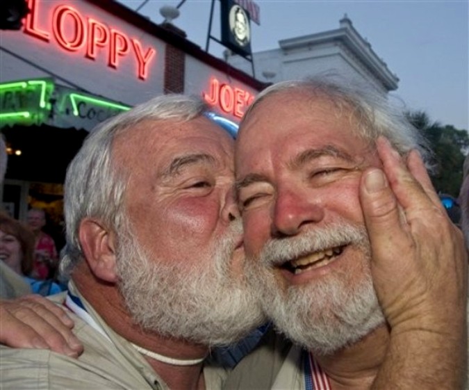 Hemingway Look-Alike Contest в Ки-Уэст , штат Флорида, 24 июля 2010 года.