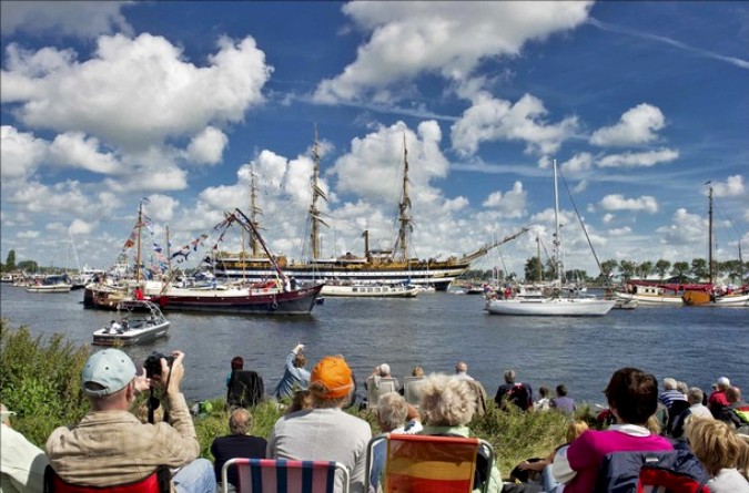 Парусный морской фестиваль в Амстердаме, 19 августа 2010 года.