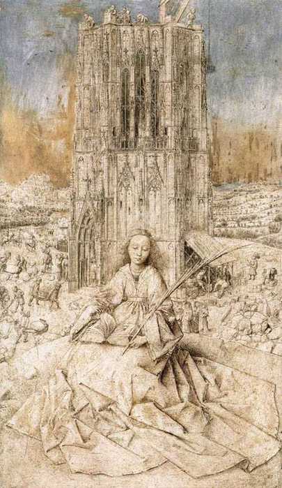 Ян ван Эйк. Святая Варвара (1437 год)