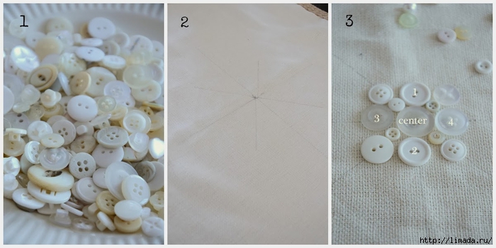 Button snowflake Pillow-instructions 1-3-stonegableblog (700x350, 162Kb)