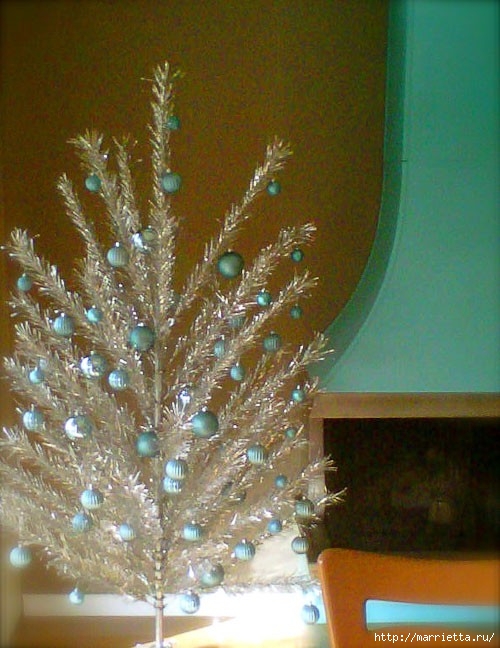 рождественская елка в винтажном интерьере (15) (500x648, 207Kb)