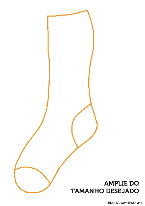 Шьем мешочки для носочков. Аппликация (2) (494x700, 55Kb)