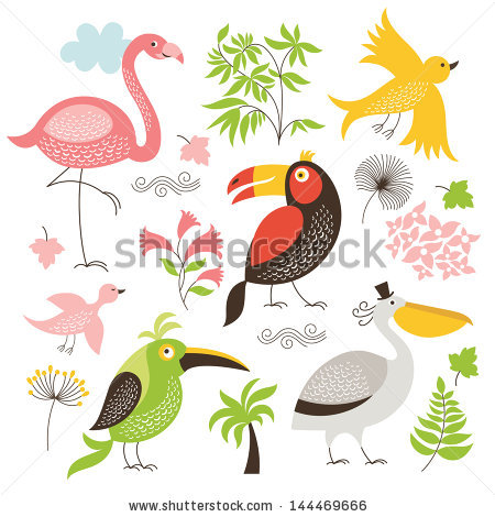 stock-vector-set-of-exotic-birds-144469666 (450x470, 60Kb)