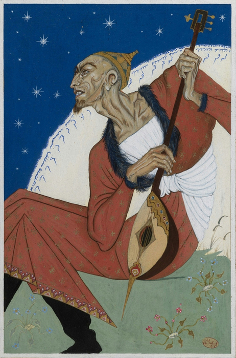 12 uzbek igrayushhij na mandoline 1958 (462x700, 395Kb)
