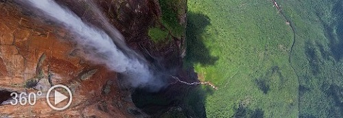 ччВОДОПАДЫ5 Самый высокий в мире водопад Анхель, Венесуэла (500x172, 45Kb)