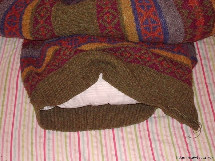 Кроватка для кошки из старого свитера — ПараФраз мастерицам