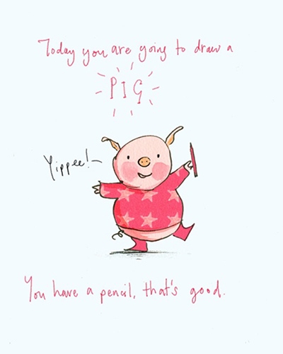 Как нарисовать свинью?