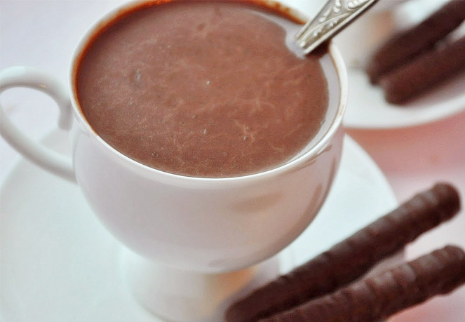 Горячий шоколад из какао