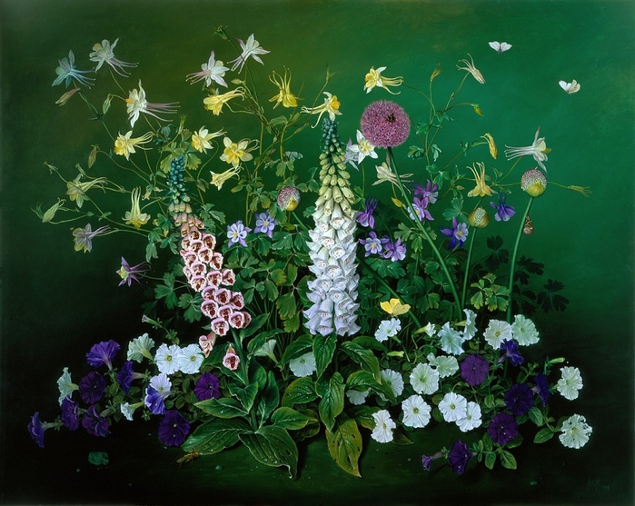 Summer Flowers oil on canvas 1998 (700x557, 316Kb)