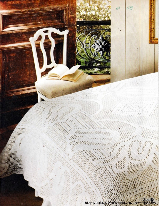 6239 dessus de lit motif fleur tulipe -2 (541x700, 372Kb)