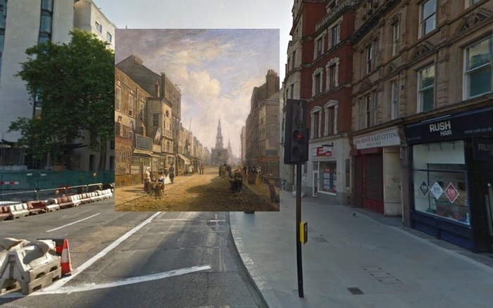Современный Лондон и картины XVIII века