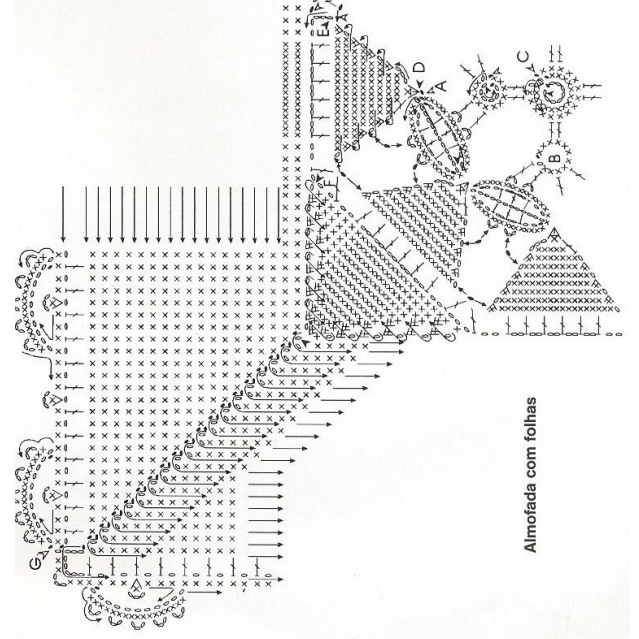 Вязание крючком. Декор наволочек для подушек (2) (639x639, 415Kb)