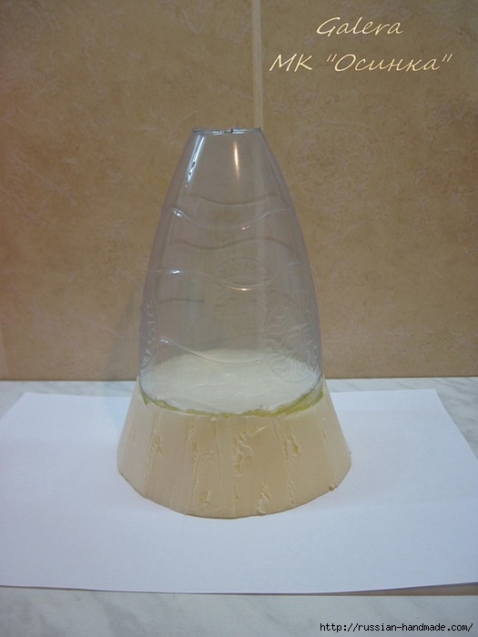 Колокольчик из пластиковой бутылки и бумажных лент. Мастер-класс (5) (525x700, 145Kb)