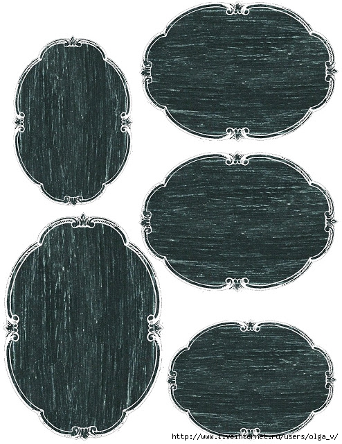 Chalkboard ~ oval tags labels blank ~ lilac-n-lavender (494x640, 279Kb)