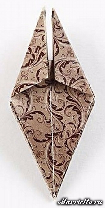 Цветы ЛИЛИИ и журавлики из бумаги в технике оригами (6) (339x670, 179Kb)