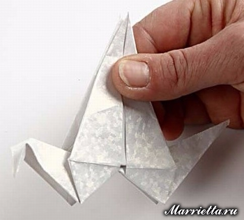 Цветы ЛИЛИИ и журавлики из бумаги в технике оригами (24) (483x436, 120Kb)