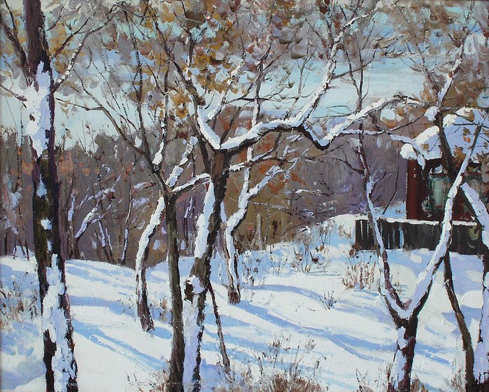 Зима, автор Ралиф Ахметшин (700x560, 162Kb)