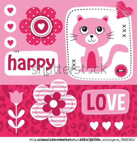 stock-vector-kitty-cat-love-happy-valentine-invitation-card-vector-illustration-170475098 (450x470, 135Kb)