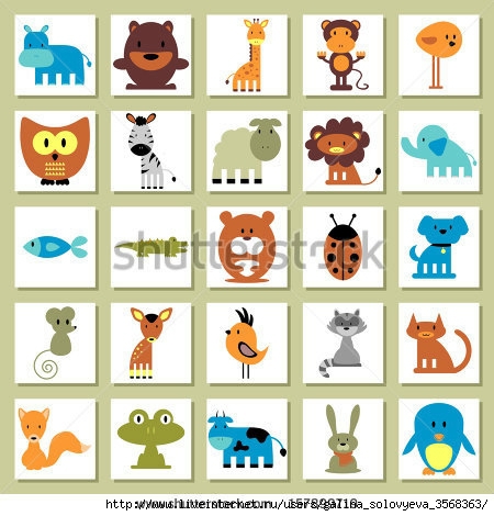 stock-vector-set-of-random-animal-images-157899719 (450x470, 136Kb)